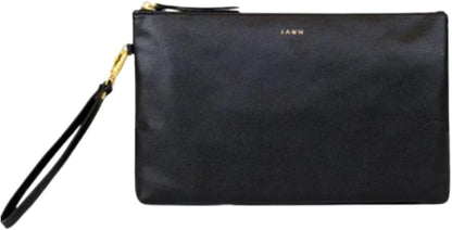 The Changing Clutch, Diaper Clutch with Diaper Changing Mat, Zippered Premium Matte Faux Leather Compact Diaper Bag with Wipeable Changing Pad, 12x7.5 inches