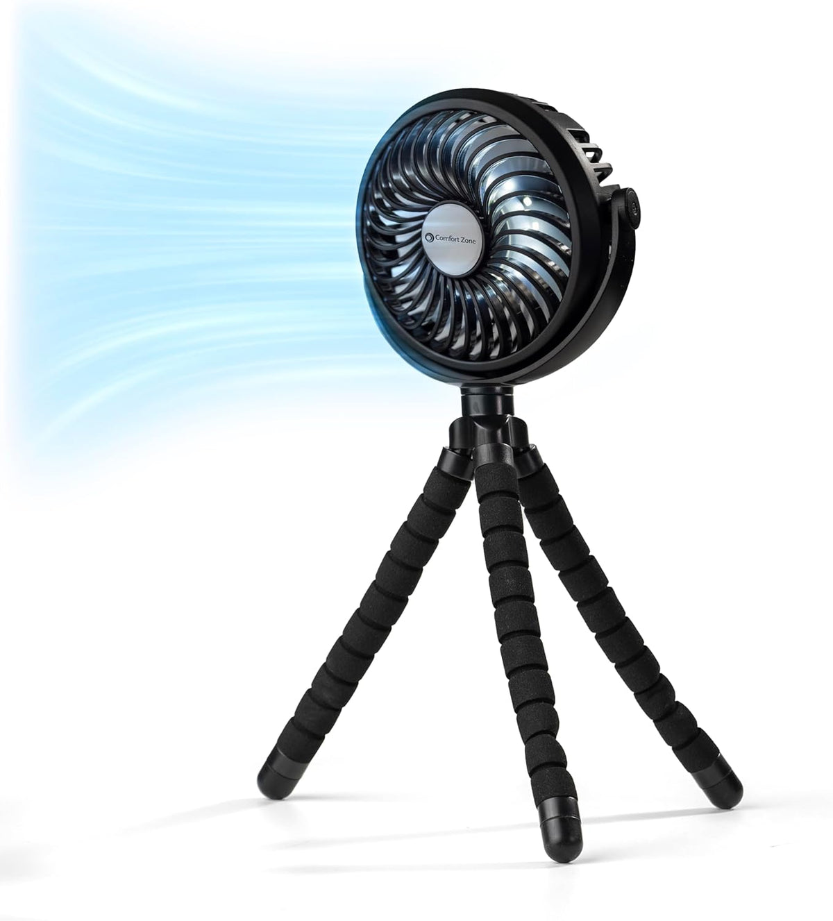 Portable Stroller Fan, Light Blue