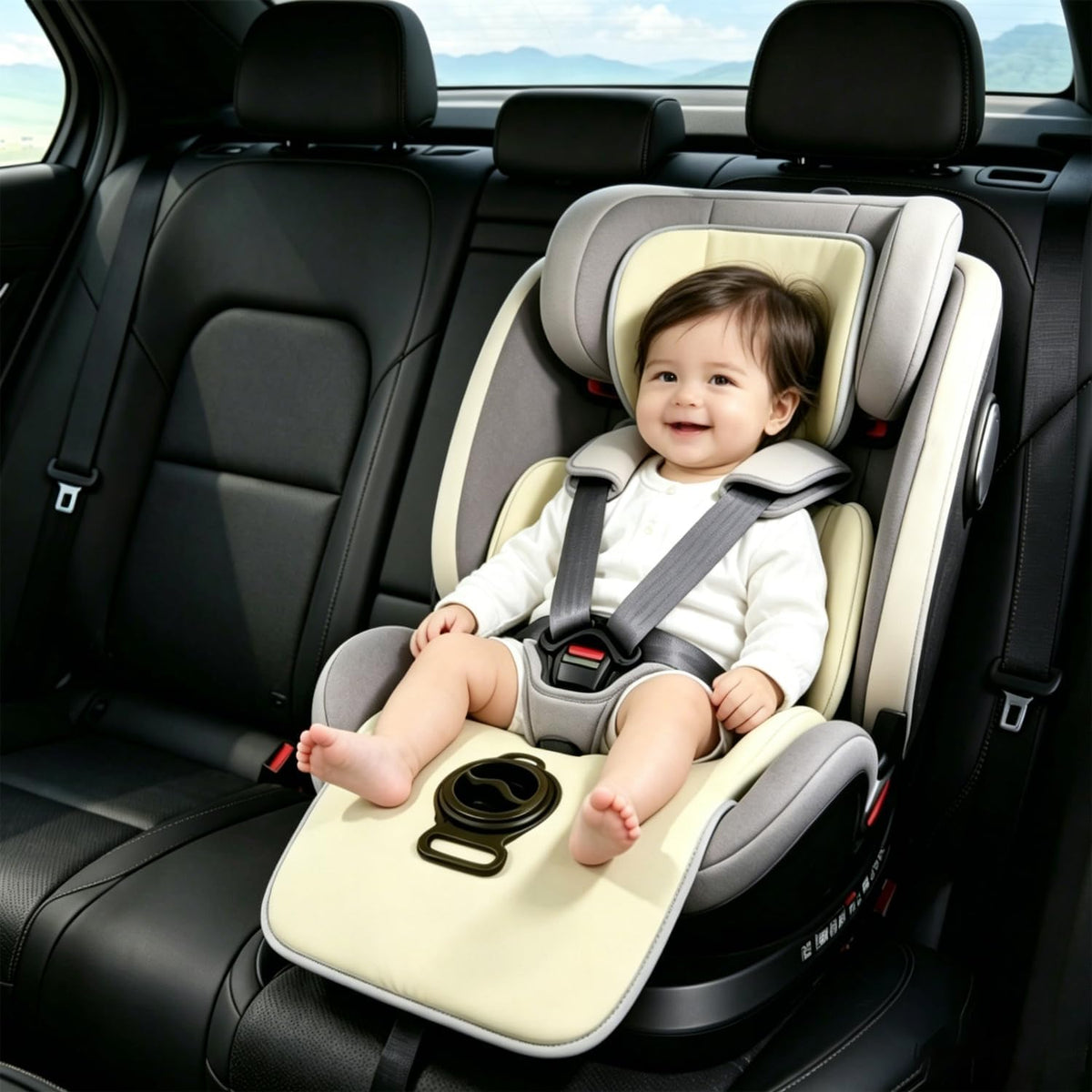 Baby Stroller Cooling Pad with 5 Ice Packs, Portable Ice Water Circulation Car Seat Cooling Pad, USB Powered, Fits Strollers, Car Seat, High Chair, Bassinet - Summer Outdoor Essential