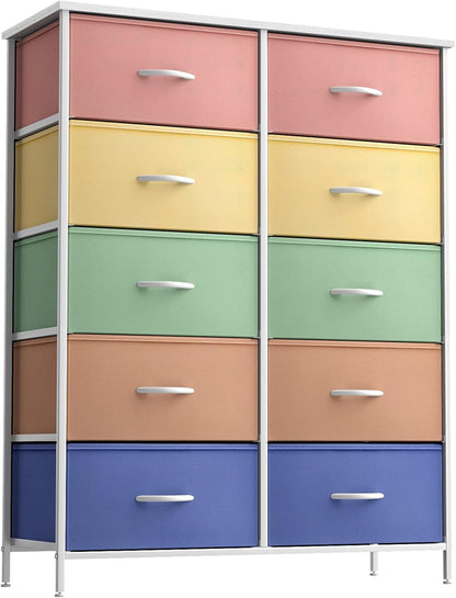 Kids Dresser, Cube Storage for Bedroom (8 Drawer, Aqua)
