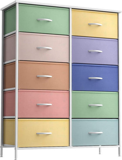 Kids Dresser, Cube Storage for Bedroom (8 Drawer, Aqua)