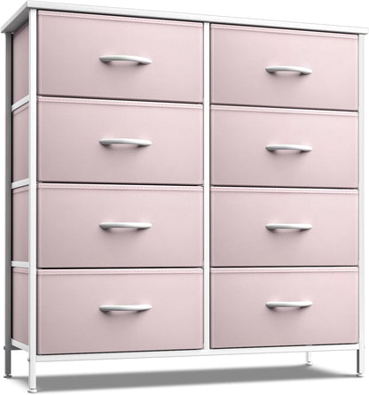 Kids Dresser, Cube Storage for Bedroom (8 Drawer, Aqua)