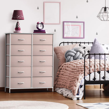 Kids Dresser, Cube Storage for Bedroom (8 Drawer, Aqua)