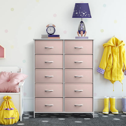 Kids Dresser, Cube Storage for Bedroom (8 Drawer, Aqua)