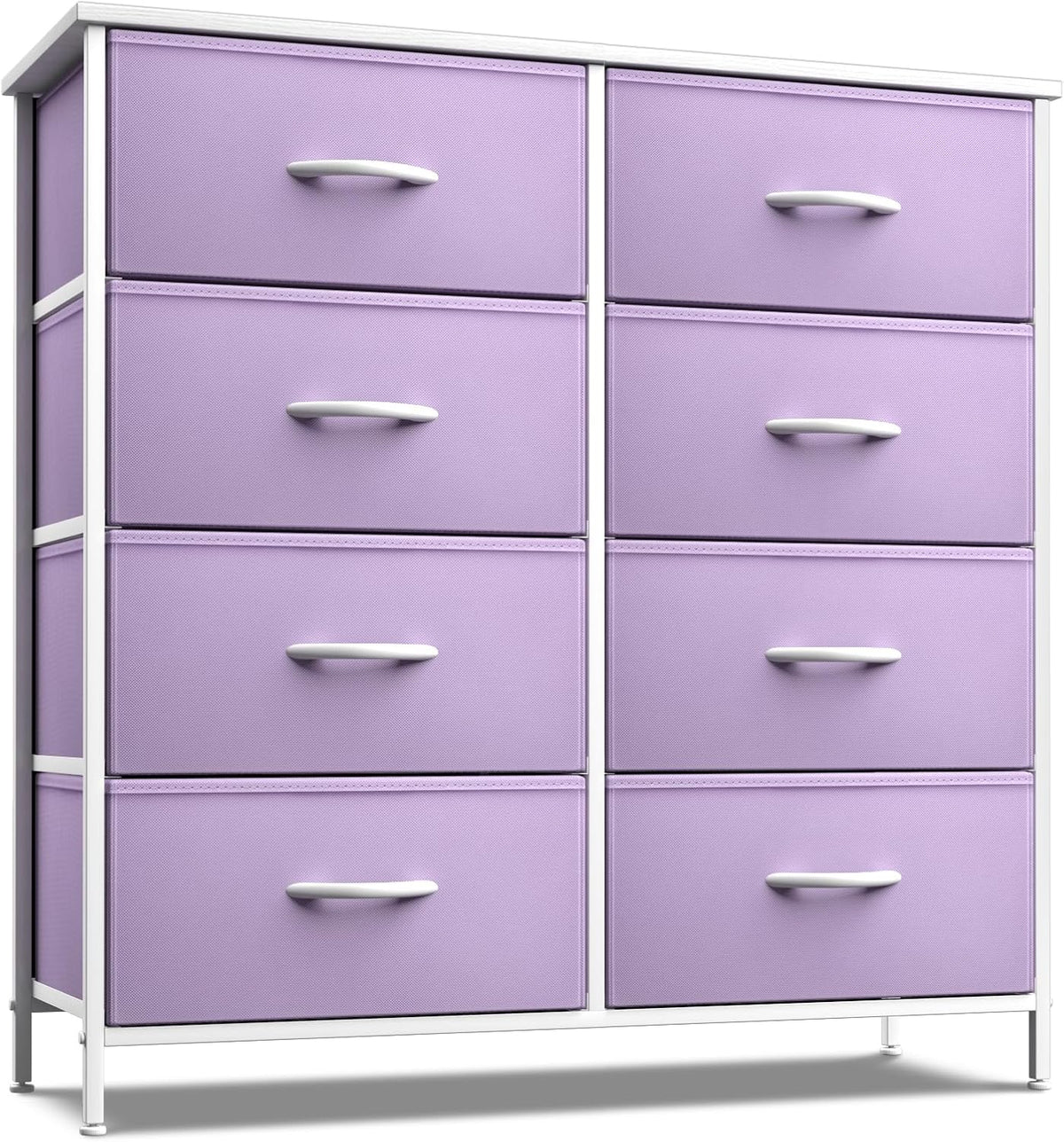 Kids Dresser, Cube Storage for Bedroom (8 Drawer, Aqua)