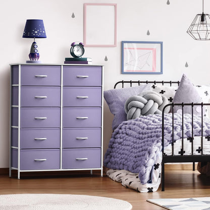 Kids Dresser, Cube Storage for Bedroom (8 Drawer, Aqua)
