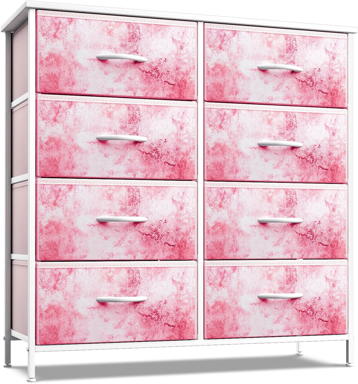 Kids Dresser, Cube Storage for Bedroom (8 Drawer, Aqua)