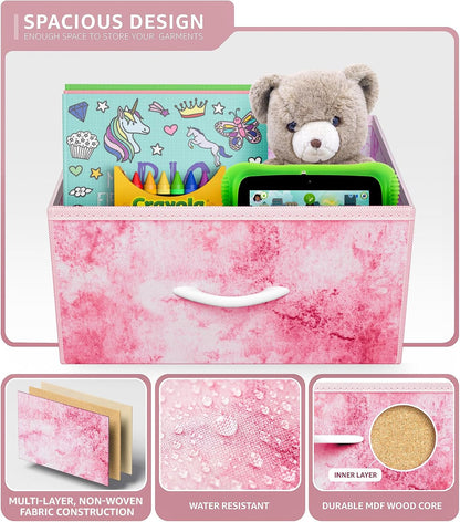 Kids Dresser, Cube Storage for Bedroom (8 Drawer, Aqua)