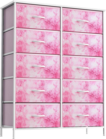 Kids Dresser, Cube Storage for Bedroom (8 Drawer, Aqua)