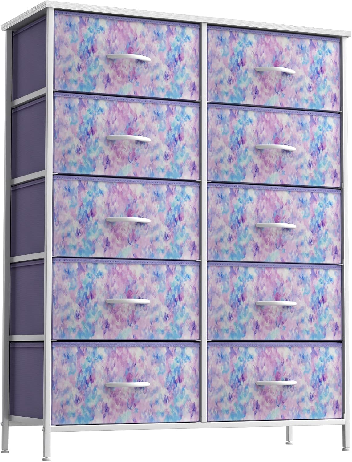 Kids Dresser, Cube Storage for Bedroom (8 Drawer, Aqua)