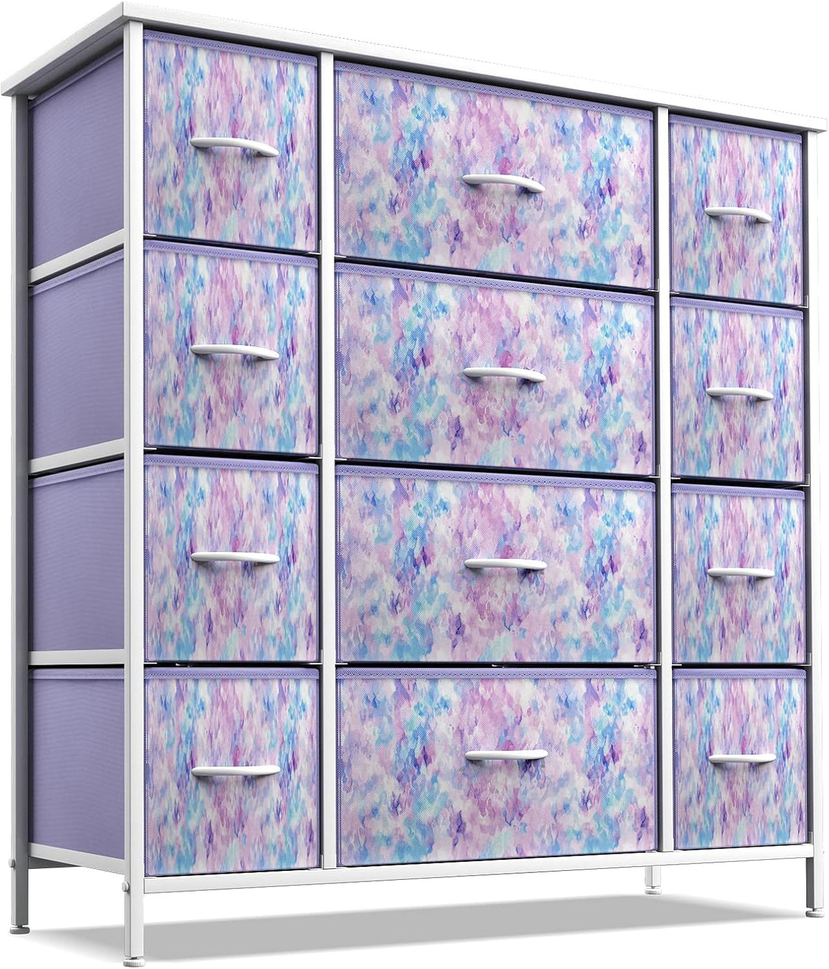 Kids Dresser, Cube Storage for Bedroom (8 Drawer, Aqua)