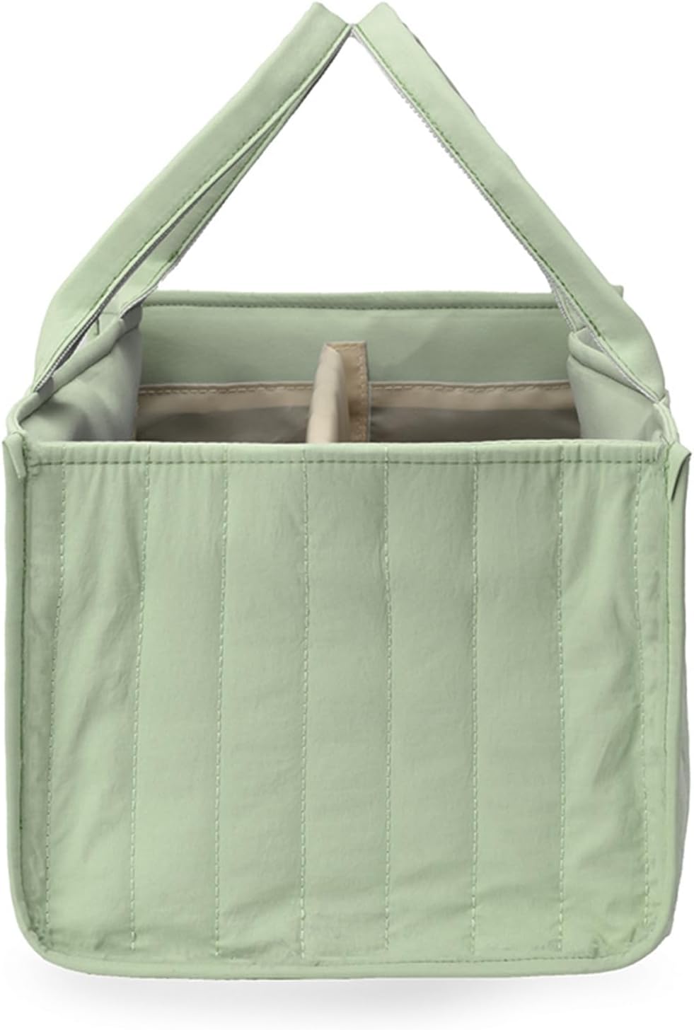 Diaper Caddy Organizer, Large Nursery Storage Basket with Handle, Portable Foldable Baby Diaper Caddy for Newborn Essentials