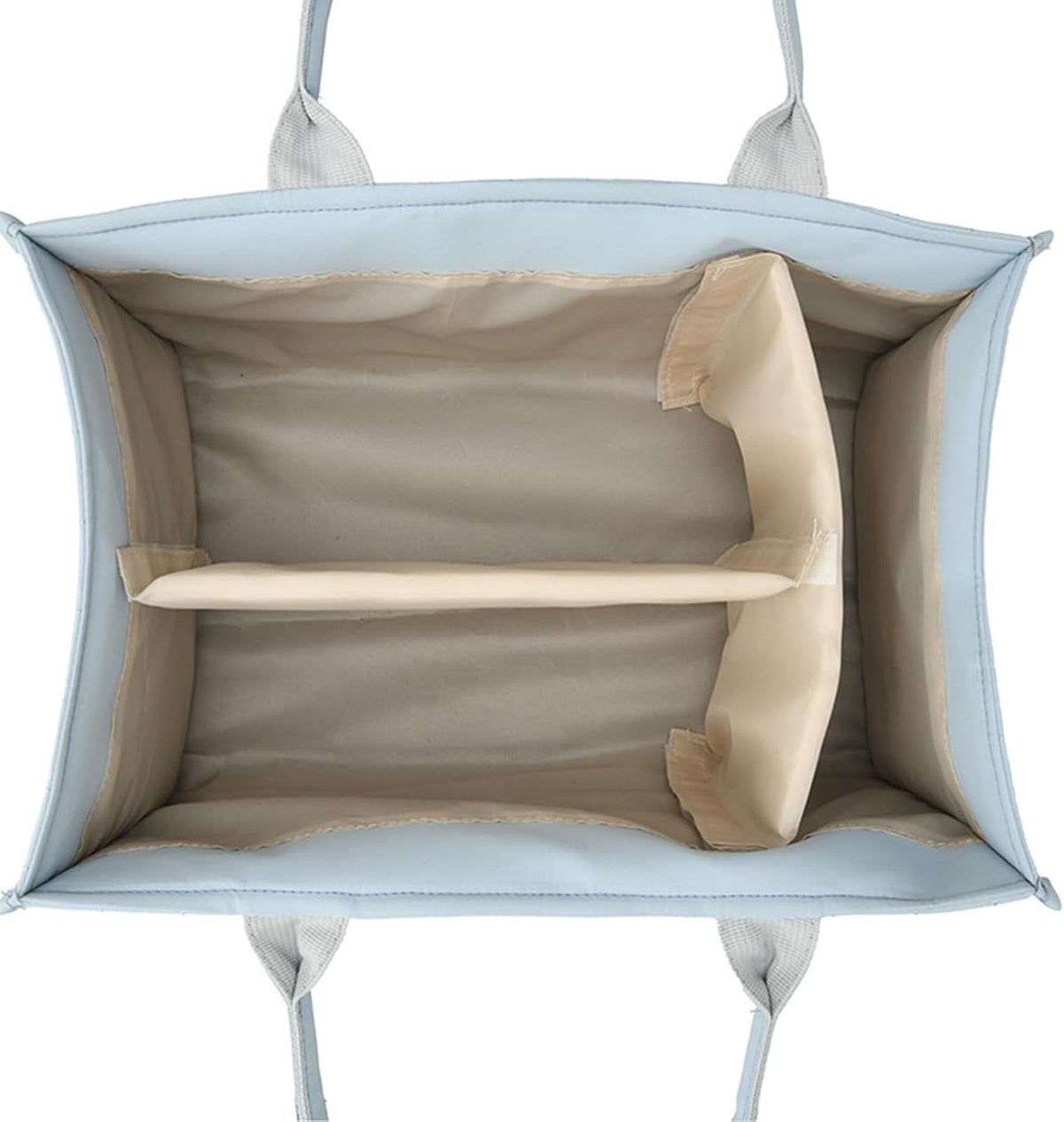 Diaper Caddy Organizer, Large Nursery Storage Basket with Handle, Portable Foldable Baby Diaper Caddy for Newborn Essentials