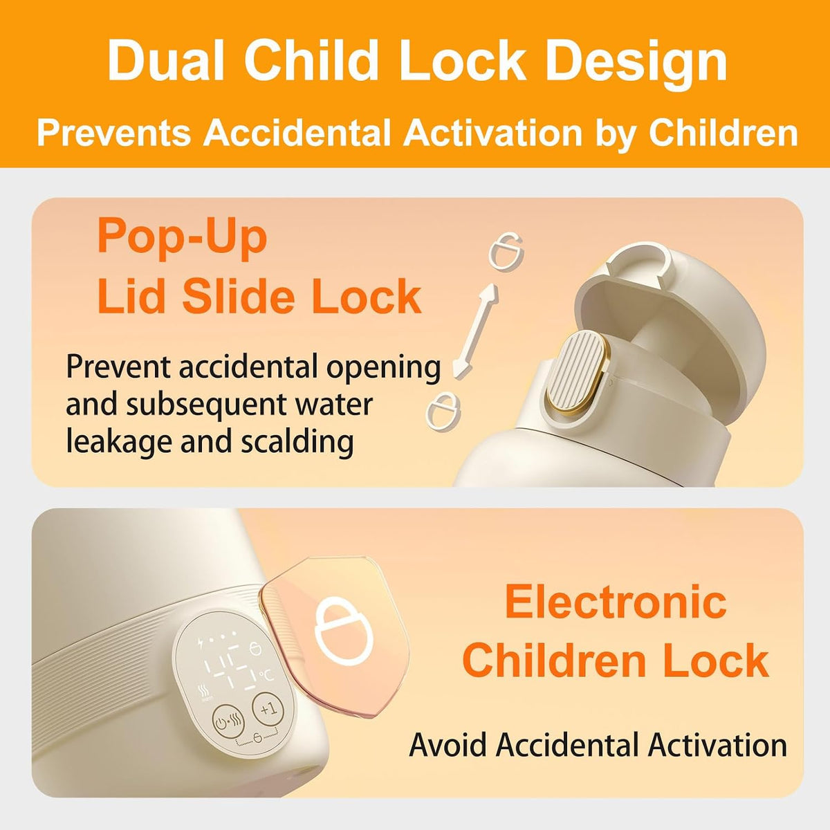 Portable Heating Milk Warmer for Travel,Breastmilk & Water Warmer