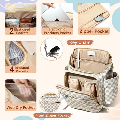 Diaper Bag Backpack Baby Large Travel Work School Backpack Women