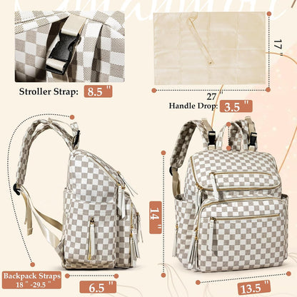 Diaper Bag Backpack Baby Large Travel Work School Backpack Women
