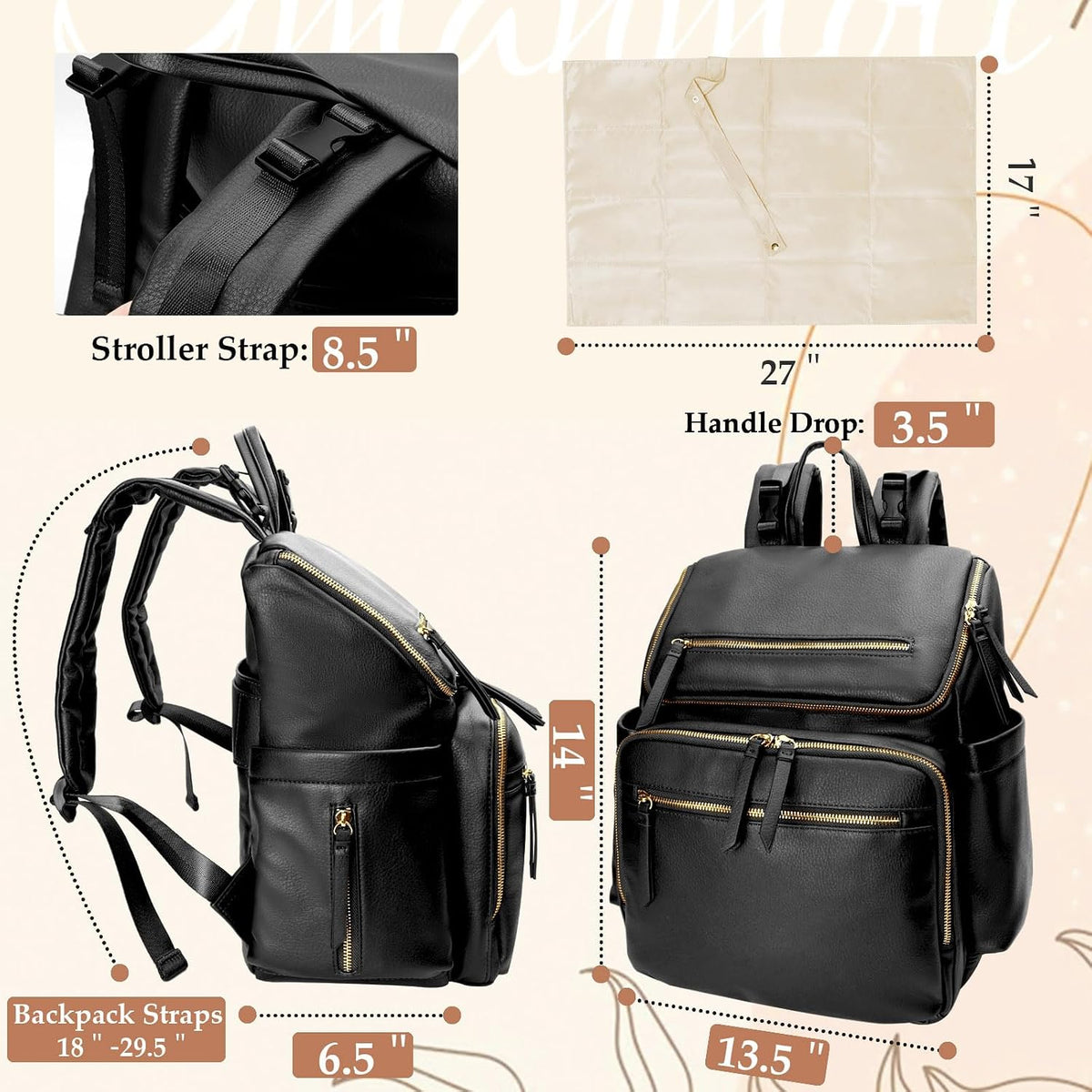 Diaper Bag Backpack Baby Large Travel Work School Backpack Women