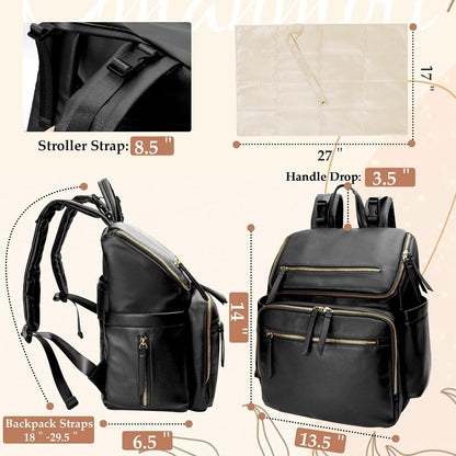 Diaper Bag Backpack Baby Large Travel Work School Backpack Women