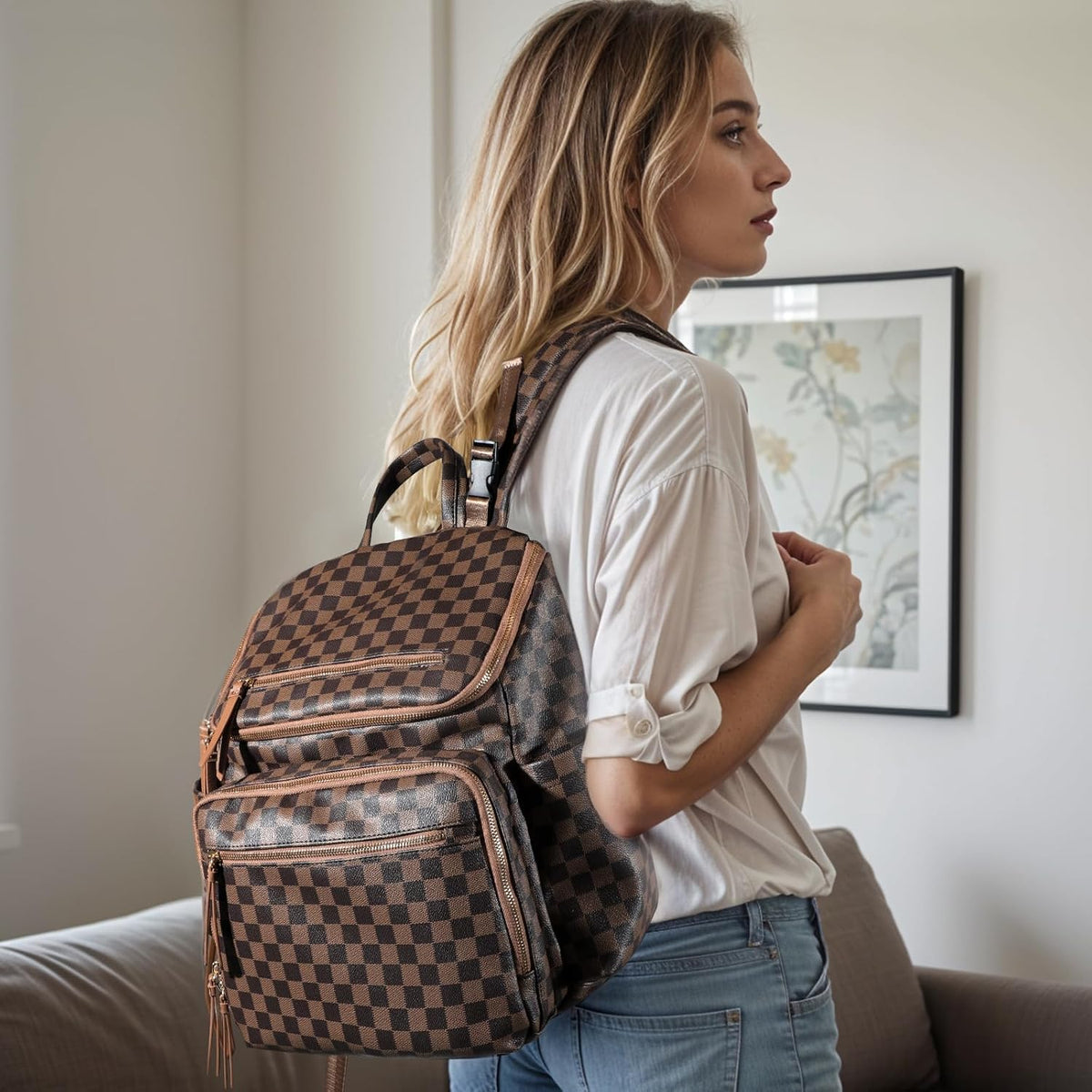 Diaper Bag Backpack Baby Large Travel Work School Backpack Women