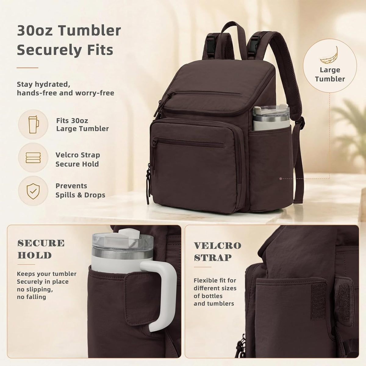Diaper Bag Backpack Baby Large Travel Work School Backpack Women