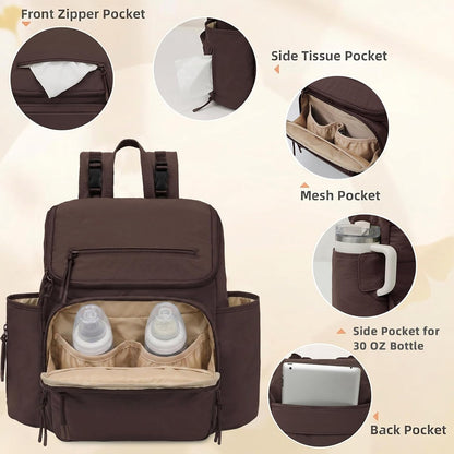 Diaper Bag Backpack Baby Large Travel Work School Backpack Women