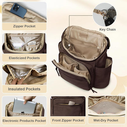 Diaper Bag Backpack Baby Large Travel Work School Backpack Women
