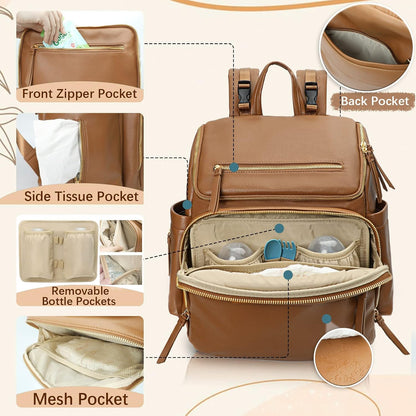 Diaper Bag Backpack Baby Large Travel Work School Backpack Women