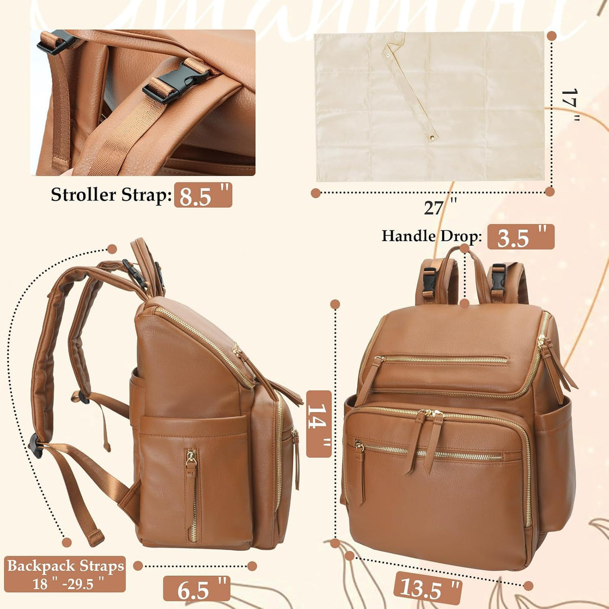 Diaper Bag Backpack Baby Large Travel Work School Backpack Women