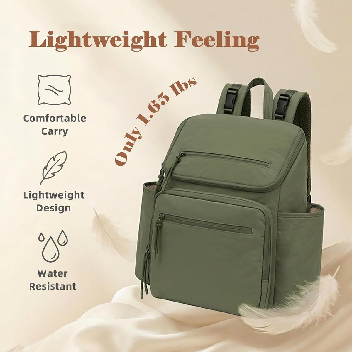 Diaper Bag Backpack Baby Large Travel Work School Backpack Women