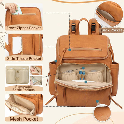 Diaper Bag Backpack Baby Large Travel Work School Backpack Women