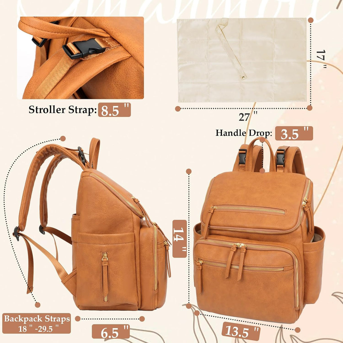 Diaper Bag Backpack Baby Large Travel Work School Backpack Women