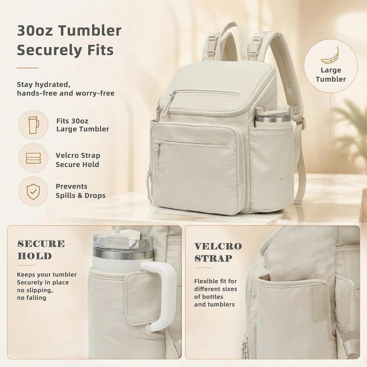 Diaper Bag Backpack Baby Large Travel Work School Backpack Women