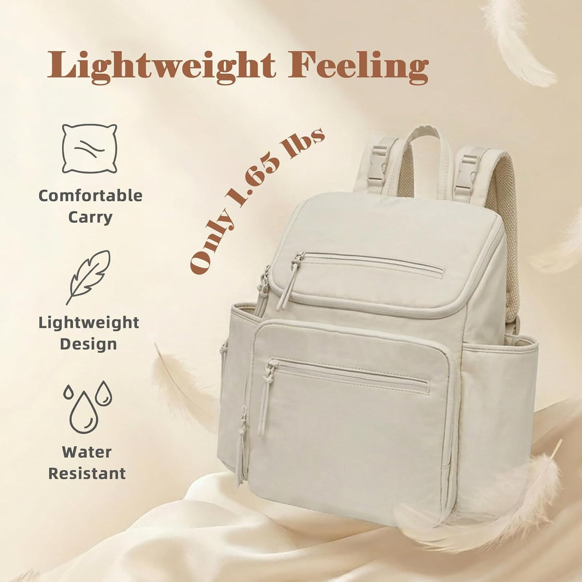 Diaper Bag Backpack Baby Large Travel Work School Backpack Women