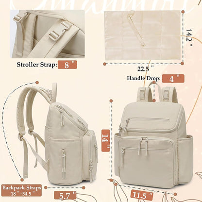 Diaper Bag Backpack Baby Large Travel Work School Backpack Women
