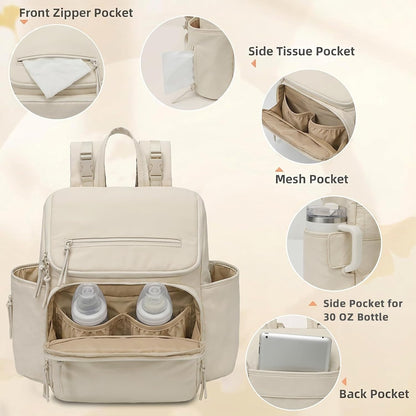 Diaper Bag Backpack Baby Large Travel Work School Backpack Women