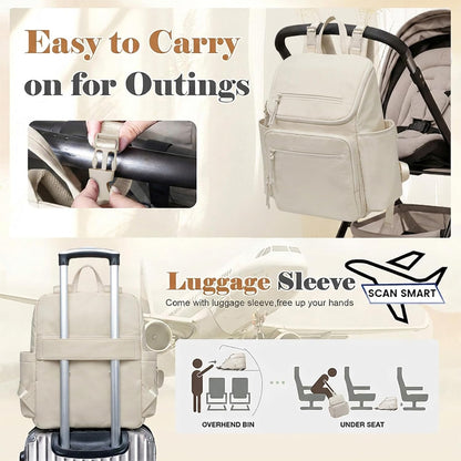 Diaper Bag Backpack Baby Large Travel Work School Backpack Women