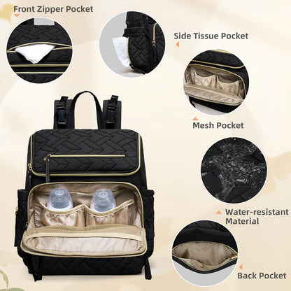 Diaper Bag Backpack Baby Large Travel Work School Backpack Women