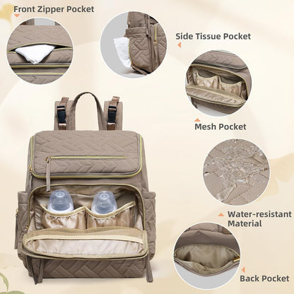 Diaper Bag Backpack Baby Large Travel Work School Backpack Women