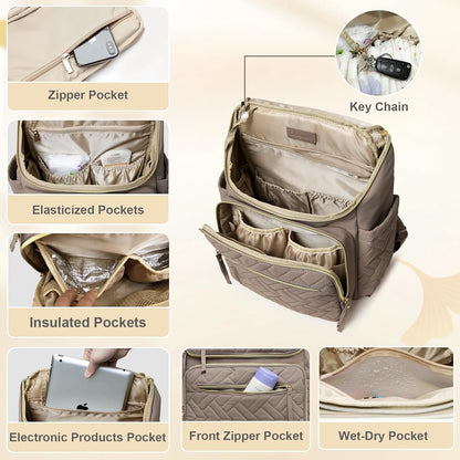 Diaper Bag Backpack Baby Large Travel Work School Backpack Women