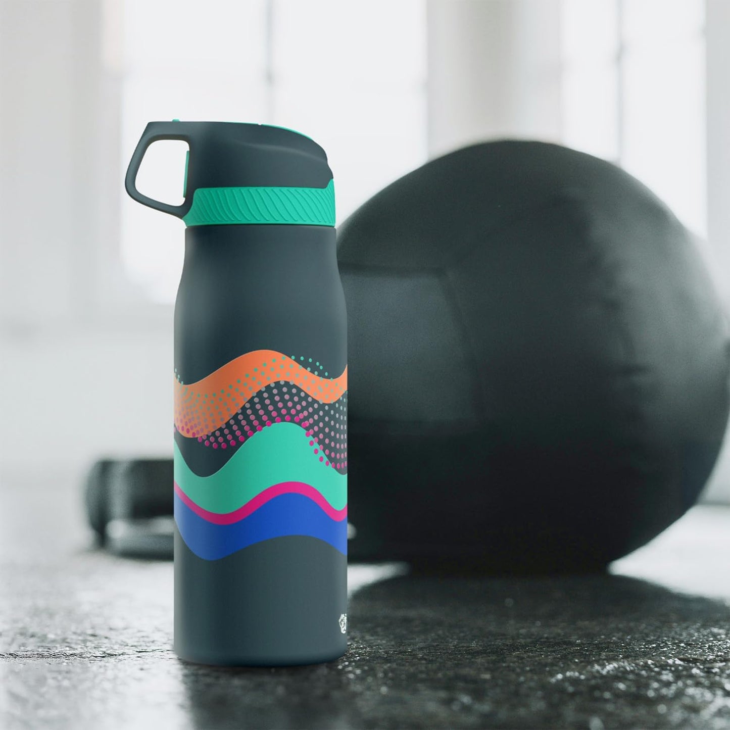 Seaside Sipper 20 oz Insulated Stainless Steel Coffee Tumbler, Reusable Iced Coffee Cup, Hot Coffee Travel Mug with Lid, BPA Free, Leak-Proof Lid - Urban Circuit
