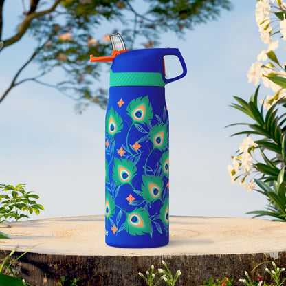 Seaside Sipper 20 oz Insulated Stainless Steel Coffee Tumbler, Reusable Iced Coffee Cup, Hot Coffee Travel Mug with Lid, BPA Free, Leak-Proof Lid - Urban Circuit