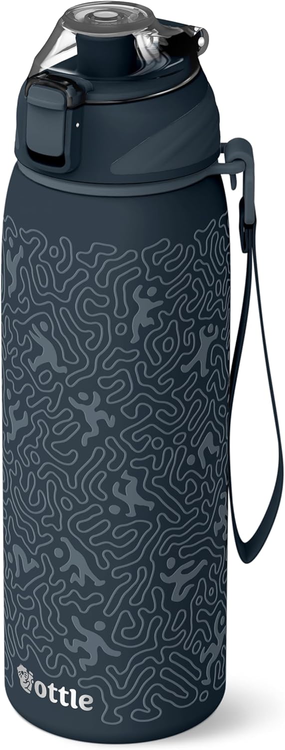 Seaside Sipper 20 oz Insulated Stainless Steel Coffee Tumbler, Reusable Iced Coffee Cup, Hot Coffee Travel Mug with Lid, BPA Free, Leak-Proof Lid - Urban Circuit