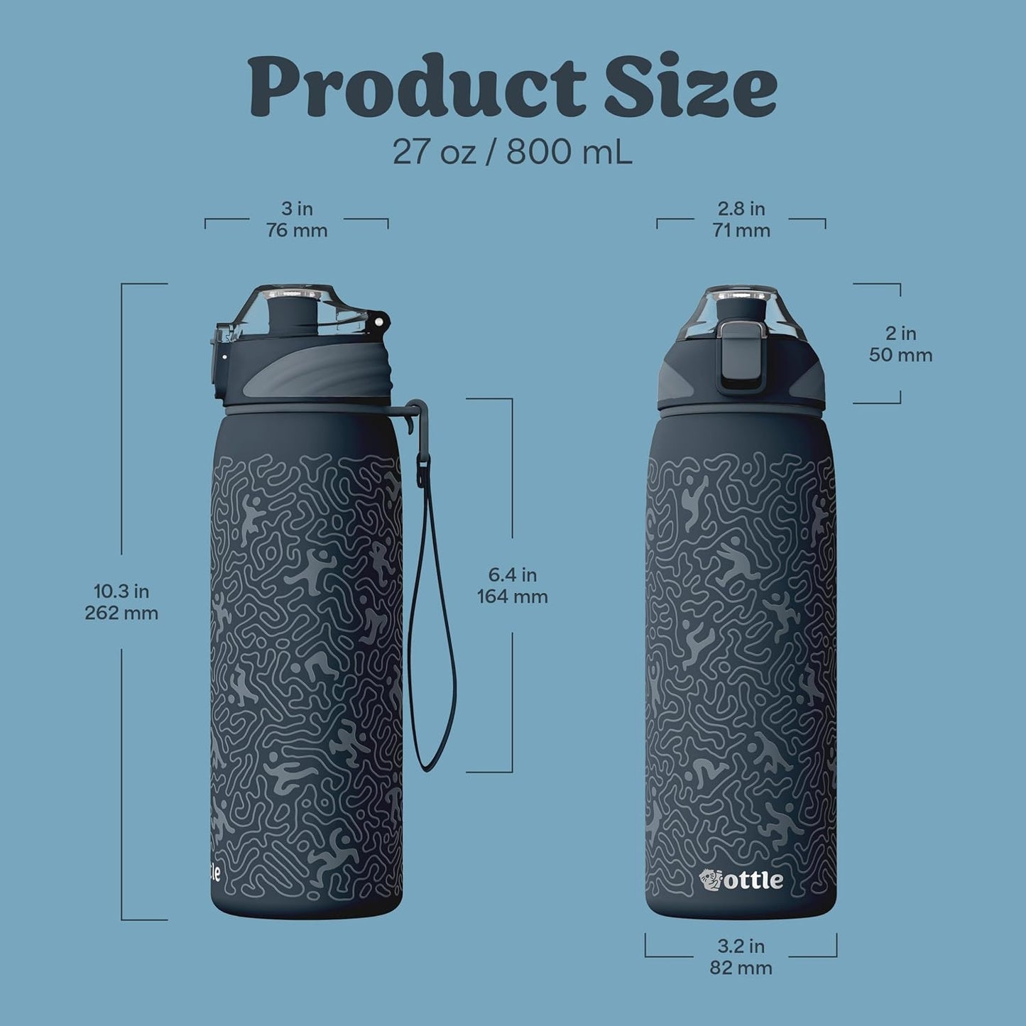 Seaside Sipper 20 oz Insulated Stainless Steel Coffee Tumbler, Reusable Iced Coffee Cup, Hot Coffee Travel Mug with Lid, BPA Free, Leak-Proof Lid - Urban Circuit