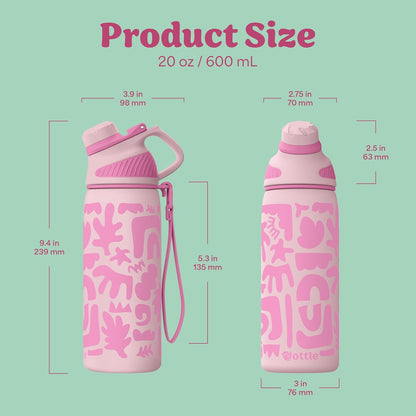 Seaside Sipper 20 oz Insulated Stainless Steel Coffee Tumbler, Reusable Iced Coffee Cup, Hot Coffee Travel Mug with Lid, BPA Free, Leak-Proof Lid - Urban Circuit