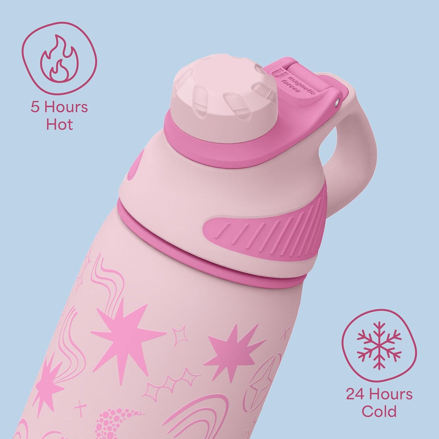 Seaside Sipper 20 oz Insulated Stainless Steel Coffee Tumbler, Reusable Iced Coffee Cup, Hot Coffee Travel Mug with Lid, BPA Free, Leak-Proof Lid - Urban Circuit