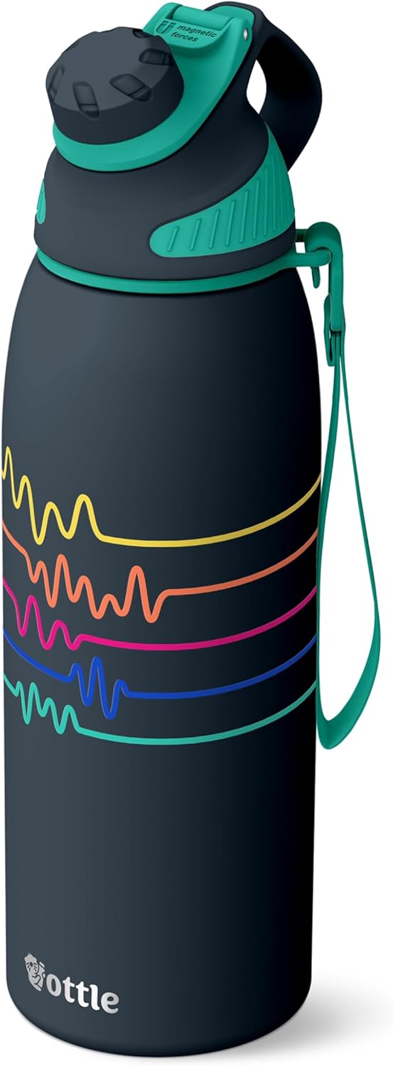 Seaside Sipper 20 oz Insulated Stainless Steel Coffee Tumbler, Reusable Iced Coffee Cup, Hot Coffee Travel Mug with Lid, BPA Free, Leak-Proof Lid - Urban Circuit