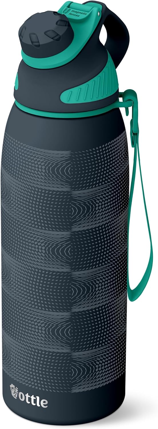 Seaside Sipper 20 oz Insulated Stainless Steel Coffee Tumbler, Reusable Iced Coffee Cup, Hot Coffee Travel Mug with Lid, BPA Free, Leak-Proof Lid - Urban Circuit