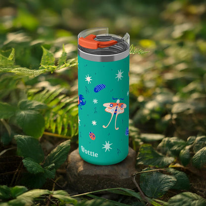 Seaside Sipper 20 oz Insulated Stainless Steel Coffee Tumbler, Reusable Iced Coffee Cup, Hot Coffee Travel Mug with Lid, BPA Free, Leak-Proof Lid - Urban Circuit