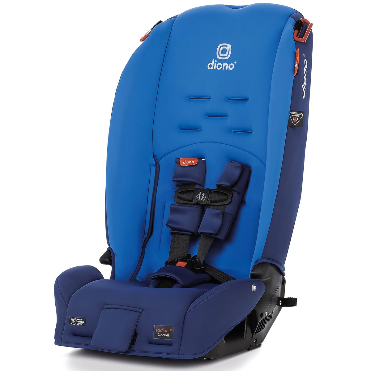 Radian 3R, 3-in-1 Convertible Car Seat, Rear Facing & Forward Facing, 10 Years 1 Car Seat, Slim Fit 3 Across, Jet Black