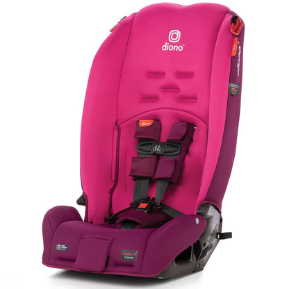 Radian 3R, 3-in-1 Convertible Car Seat, Rear Facing & Forward Facing, 10 Years 1 Car Seat, Slim Fit 3 Across, Jet Black